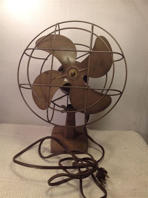 vintage kenmore metal box fan on stand|vintage kenmore table fan.